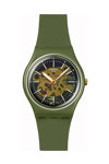 SWATCH Essentials Thru The Greenery Khaki Biosourced Strap