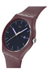 SWATCH Essentials Burgundy Berry Bordeaux Biosourced Strap