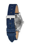 NIXON Medium Time Teller Blue Denim Fabric Strap