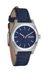 NIXON Medium Time Teller Blue Denim Fabric Strap