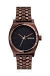 NIXON Time Medium Teller Brown Stainless Steel Bracelet