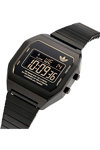 ADIDAS ORIGINALS Digital Two Chronograph Black Stainless Steel Bracelet