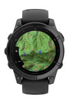 GARMIN Fenix E 47mm Slate Gray with Black Silicone Strap