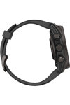 GARMIN Fenix 8 43mm AMOLED Sapphire Titanium Gray with Black Silicone Band