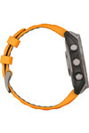 GARMIN Fenix 8 47mm AMOLED Sapphire Titanium with Spark Orange Silicone Band