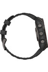 GARMIN Fenix 8 47mm AMOLED Sapphire Titanium Carbon Gray with Black Silicone Band