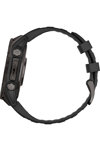 GARMIN Fenix 8 47mm AMOLED Sapphire Titanium Carb Gray with Black Silicone Band