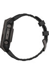 GARMIN Fenix 8 47mm Solar Sapphire Titanium Carbon Gray with Black Silicone Band