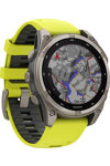 GARMIN Fenix 8 47mm Solar Sapphire Titanium with Amp Yellow Silicone Band (preorder)