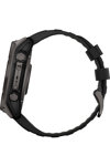 GARMIN Fenix 8 51mm Solar Sapphire Titanium Carbon Gray with Black Silicone Band (προπαρ.)