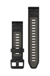 GARMIN QuickFit 20 Black with Pebble Gray Silicone Band