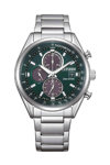 CITIZEN Eco-Drive Chronograph Silver Stainless Steel Bracelet