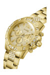 GUESS Majestic Crystals Gold Stainless Steel Bracelet