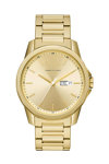 ARMANI EXCHANGE Banks Gold Stainless Steel Bracelet