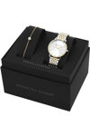 ARMANI EXCHANGE Lola Crystals Two Tone Stainless Steel Bracelet Gift Set