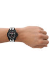 DIESEL Baby Chief Solar Black Synthetic Strap