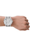 DIESEL Mr Daddy 2.0 Quad Time Chronograph Silver Stainless Steel Bracelet