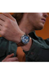 TIMBERLAND Trumbull Brown Leather Strap