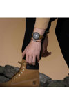 TIMBERLAND Northbridge Dual Time Brown Leather Strap