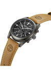 TIMBERLAND Northbridge Dual Time Brown Leather Strap