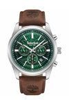 TIMBERLAND Northbridge Dual Time Brown Leather Strap