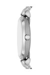 EMPORIO ARMANI Gianni T-Bar Crystals Silver Stainless Steel Bracelet