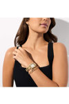 MICHAEL KORS Emery Crystals Gold Stainless Steel Bracelet Gift Set