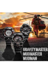 G-SHOCK Master of G Mudmaster Tough Solar Dual Time Chronograph Black Bio-based Resin Strap