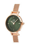 DANIEL WELLINGTON Petite Mini Emerald Melrose Rose Gold Stainless Steel Bracelet 19 mm