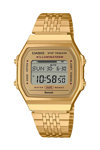 CASIO Vintage Dual Time Chronograph Gold Stainless Steel Bracelet