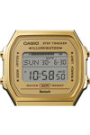 CASIO Vintage Dual Time Chronograph Gold Stainless Steel Bracelet