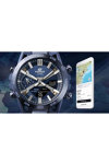 CASIO Edifice Tough Solar Sospensione Dual Time Chronograph Blue Bracelet