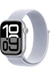 Apple Watch Series 10 GPS 42mm Silver Aluminium Case with Blue Cloud Sport Loop