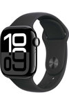 Apple Watch Series 10 GPS 42mm Jet Black Aluminium Case with Black Sport Band (S/M)