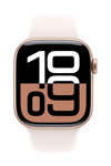 Apple Watch Series 10 GPS 42mm Rose Gold Aluminium Case with Light Blush Sport Band - S/M (pre-order)