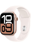 Apple Watch Series 10 GPS 42mm Rose Gold Aluminium Case with Light Blush Sport Band (S/M)