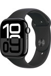 Apple Watch Series 10 GPS 46mm Jet Black Aluminium Case with Black Sport Band - S/M (προπαραγγελία)