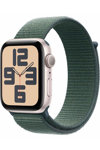 Apple Watch SE 2 GPS 44mm Starlight Aluminium Case with Lake Green Sport Loop (pre-order)