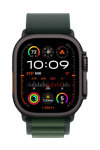 Apple Watch Ultra 2 GPS + Cellular 49mm Black Titanium Case with Dark Green Alpine Loop - Large (pre-order)