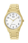 Q&Q Watch Gold Metallic Bracelet