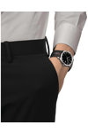 TISSOT T-Classic PR 100 Black Leather Strap