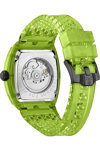 PHILIPP PLEIN The Skeleton Crystal Automatic Green Silicone Strap