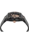 PHILIPP PLEIN The Skeleton Crystal Automatic Black Silicone Strap