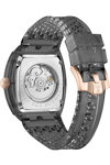 PHILIPP PLEIN The Skeleton Crystal Automatic Black Silicone Strap