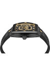 PHILIPP PLEIN The Hexagon Phantom Black Silicone Strap