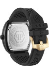 PHILIPP PLEIN The Hexagon Phantom Black Silicone Strap