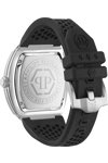 PHILIPP PLEIN The Hexagon Phantom Black Silicone Strap