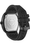 PHILIPP PLEIN The Hexagon Phantom Black Silicone Strap