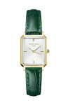 ROSEFIELD The Octagon XS Green Leather Strap