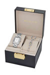 MICHAEL KORS Emery Crystals Silver Stainless Steel Bracelet Gift Set